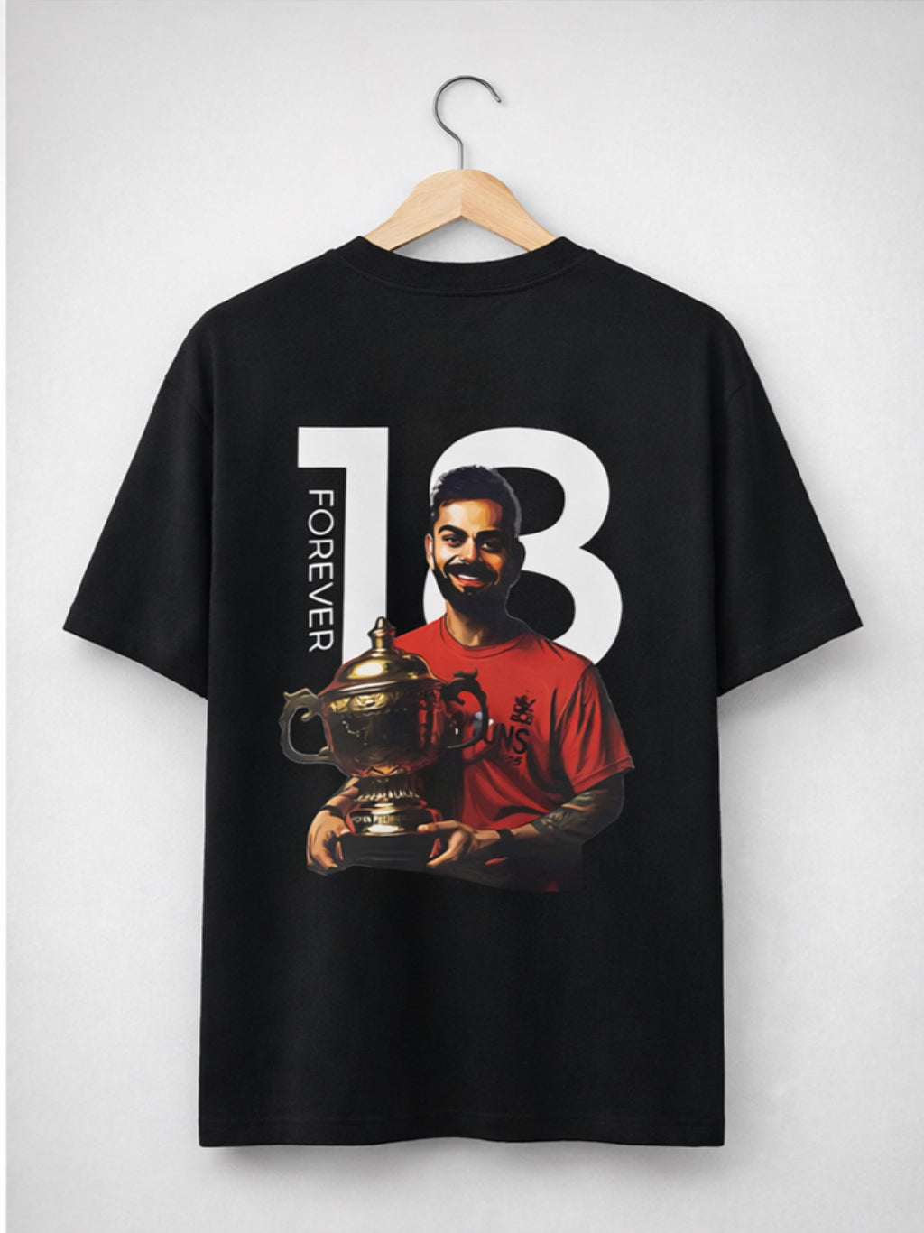 GOAT 18 Forever Oversized T-Shirt – Black