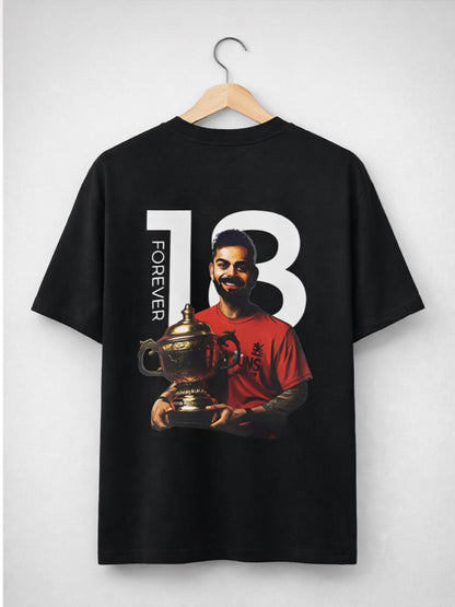 GOAT 18 Forever Oversized T-Shirt – Black