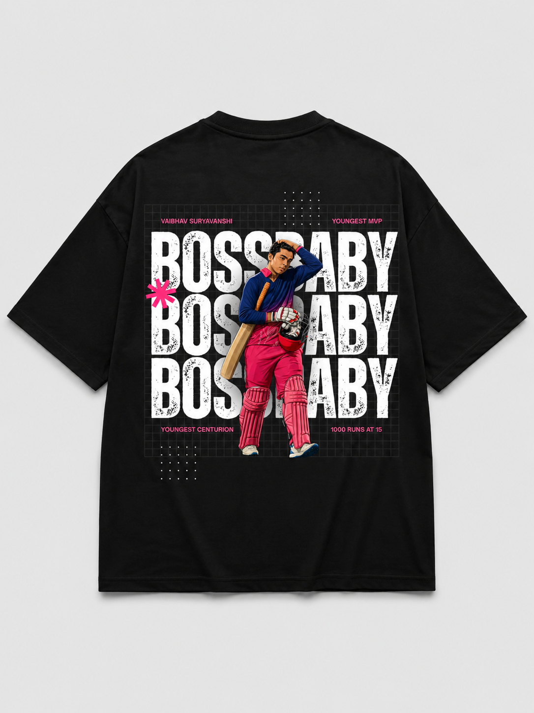 Oversized Graphic T-Shirt – Boss Baby Edition
