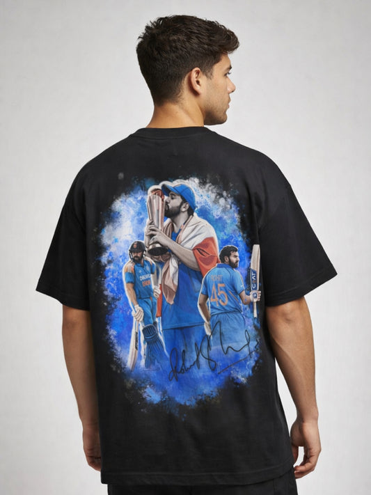 Oversized Graphic T-Shirt – Rohit Edition
