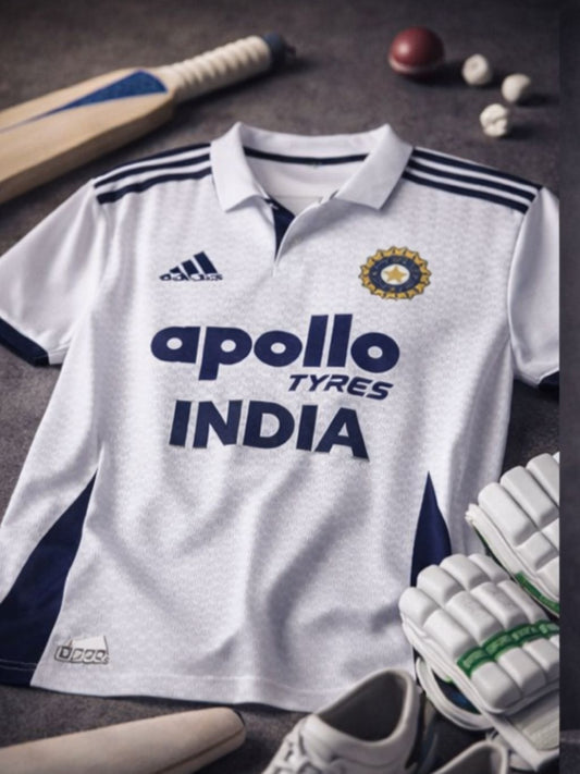 India Test Fan Jersey – White