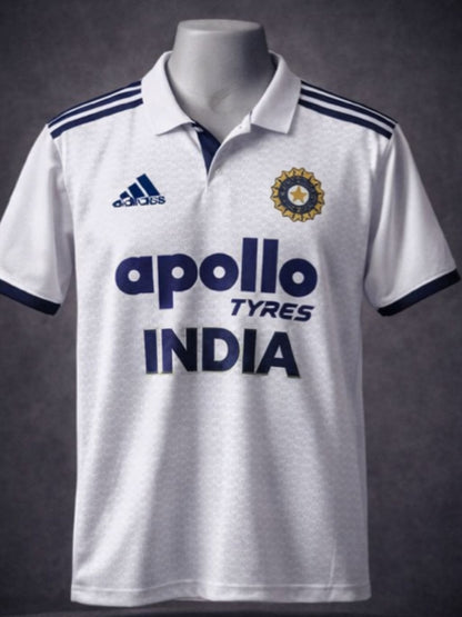India Test Fan Jersey – White